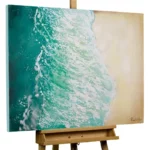 Handgeschilderd schilderij zomer in Ibiza