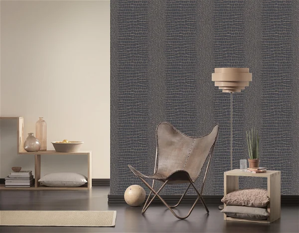 A snake skin wallpaper theme in gray color