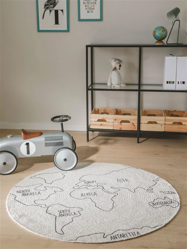 Ontwerp Kinderdeken Wereldkaart