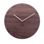 Design klok 'Bergtouhr (nutwood round)'