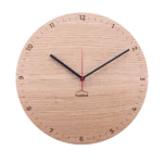 Design klok 'Bergtouhr (oak round)'