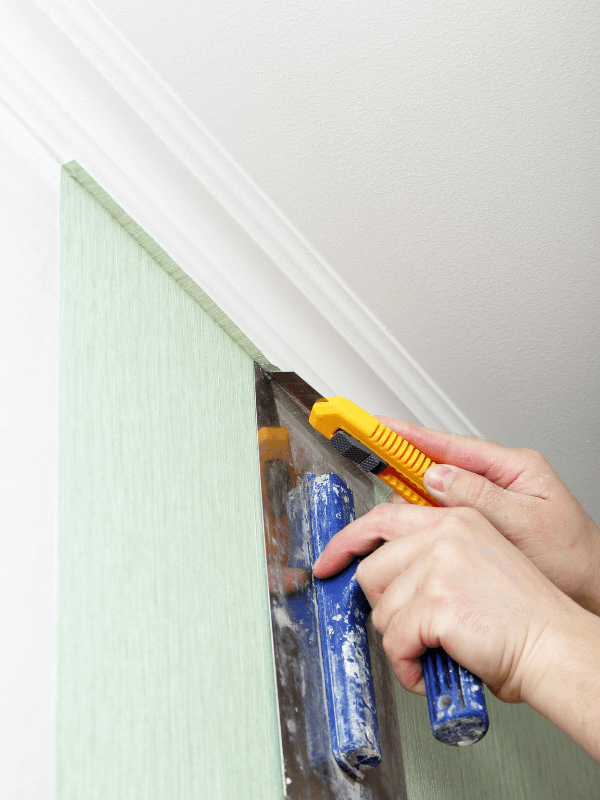 Reparatie behangpapier
