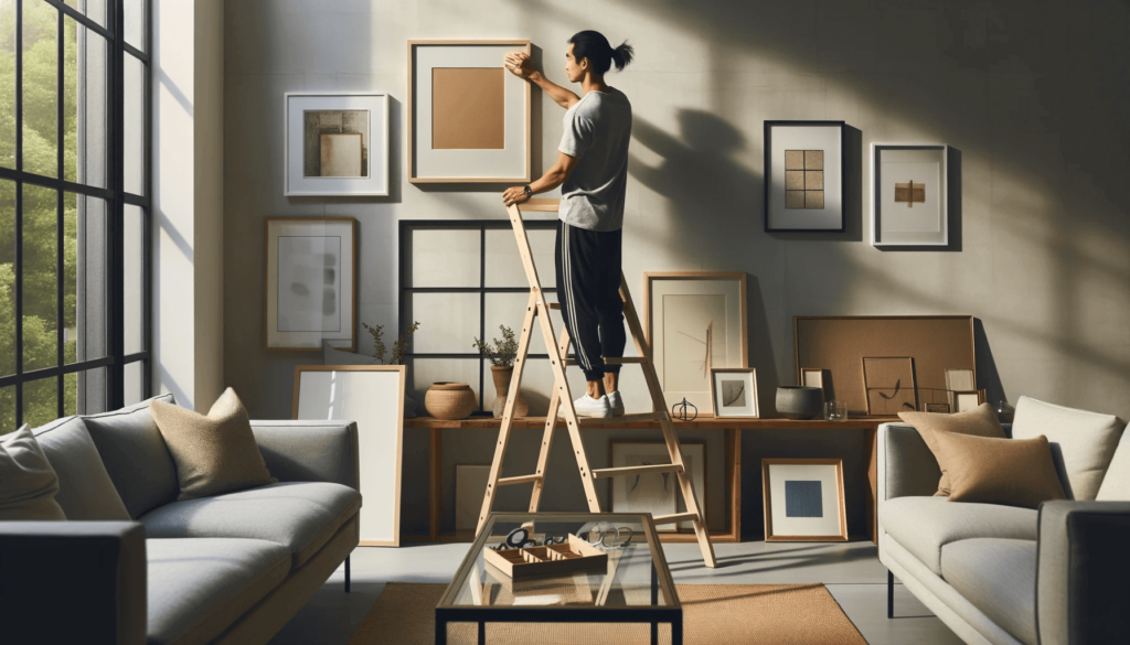 zet je eigen wandgalerie op