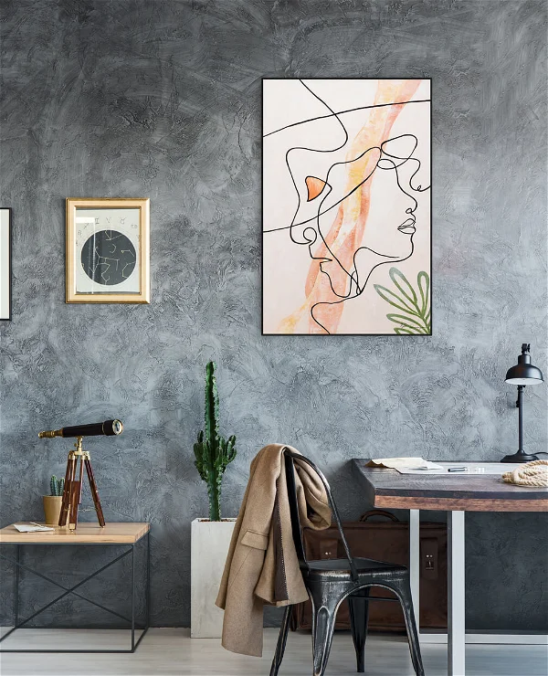 Handgeschilderd schilderij 'United Together'