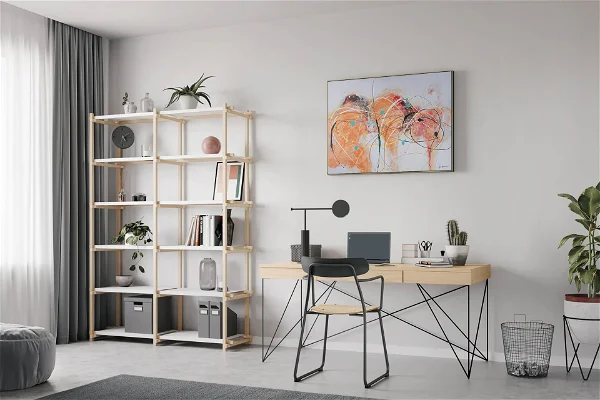 Handgeschilderd schilderij 'World of Abstraction'