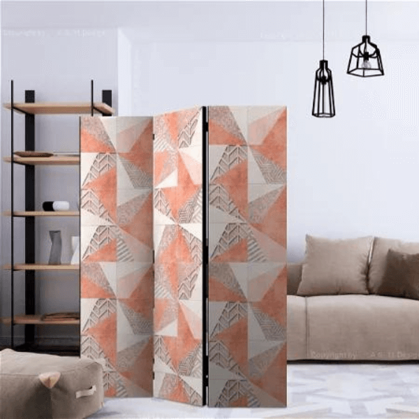 Kamerscherm 'Spring Geometry
