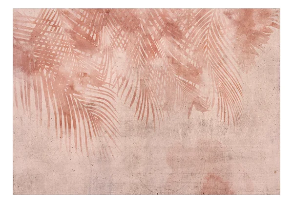 Zelfklevend behang 'Pink Palm Trees'