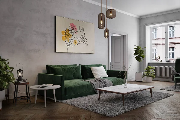 XXL Olieverfschilderijen 'Lenteprinses