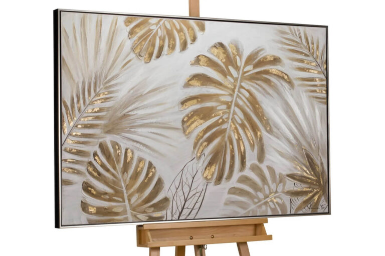 Ingelijst acryl schilderij 'Under Palms'