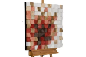 hout foto 3d kleuren van dauw