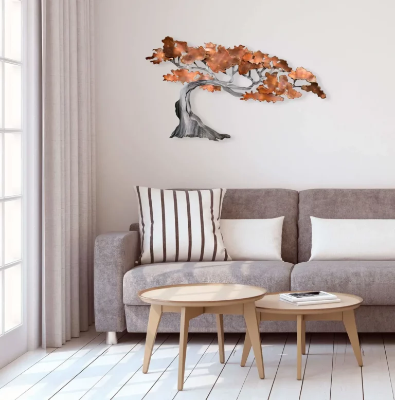 metalen muur sculptuur rejuvenated