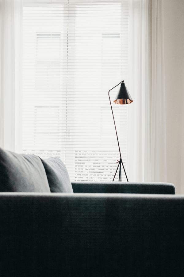 minimalistische woonkamerlamp