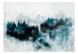 Zelfklevend behang 'Painted Mountains'