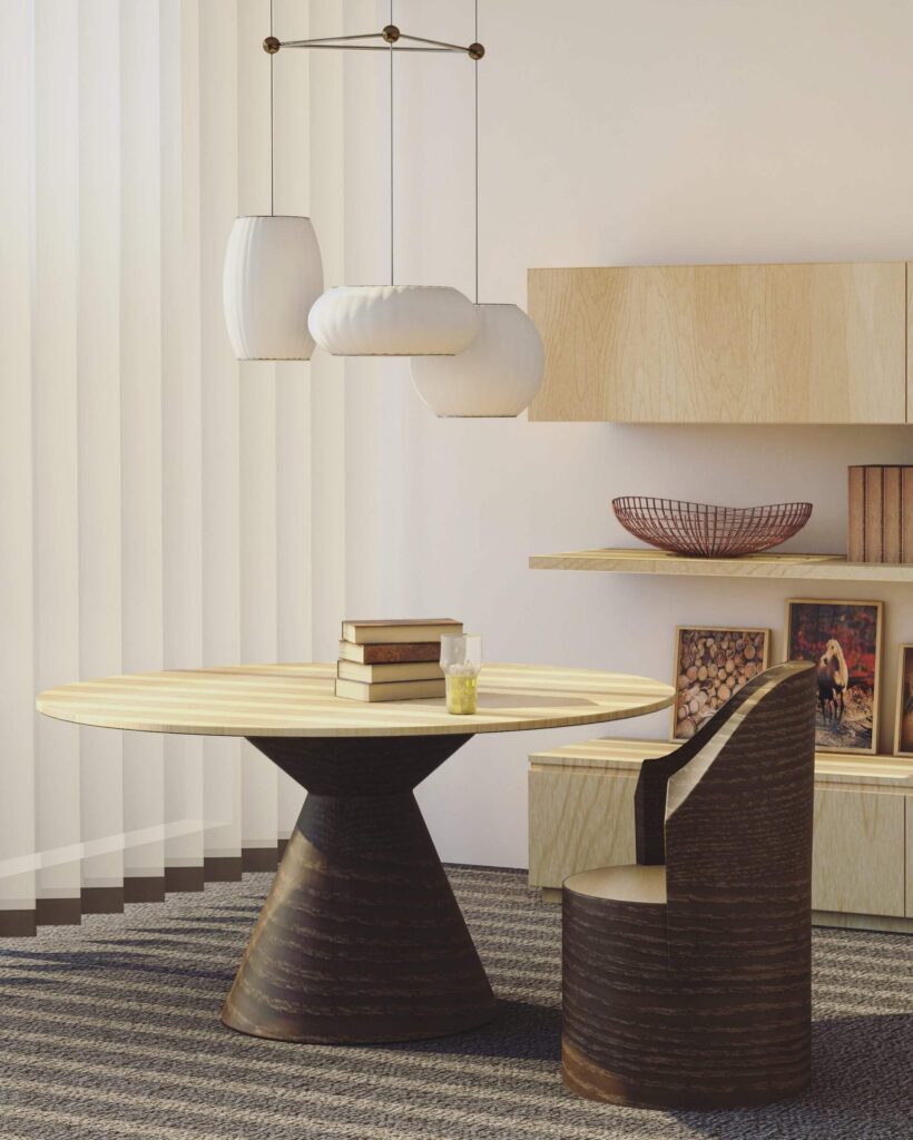 houtkunst in modern appartementen