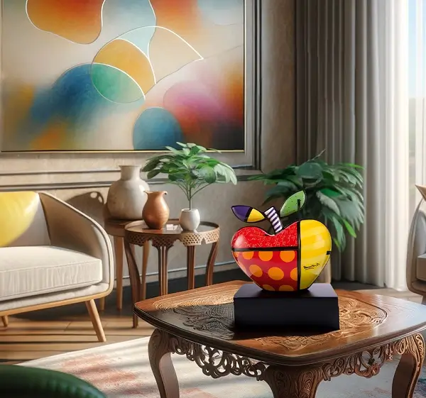 Porseleinen figuur 'The Apple of the Fable'