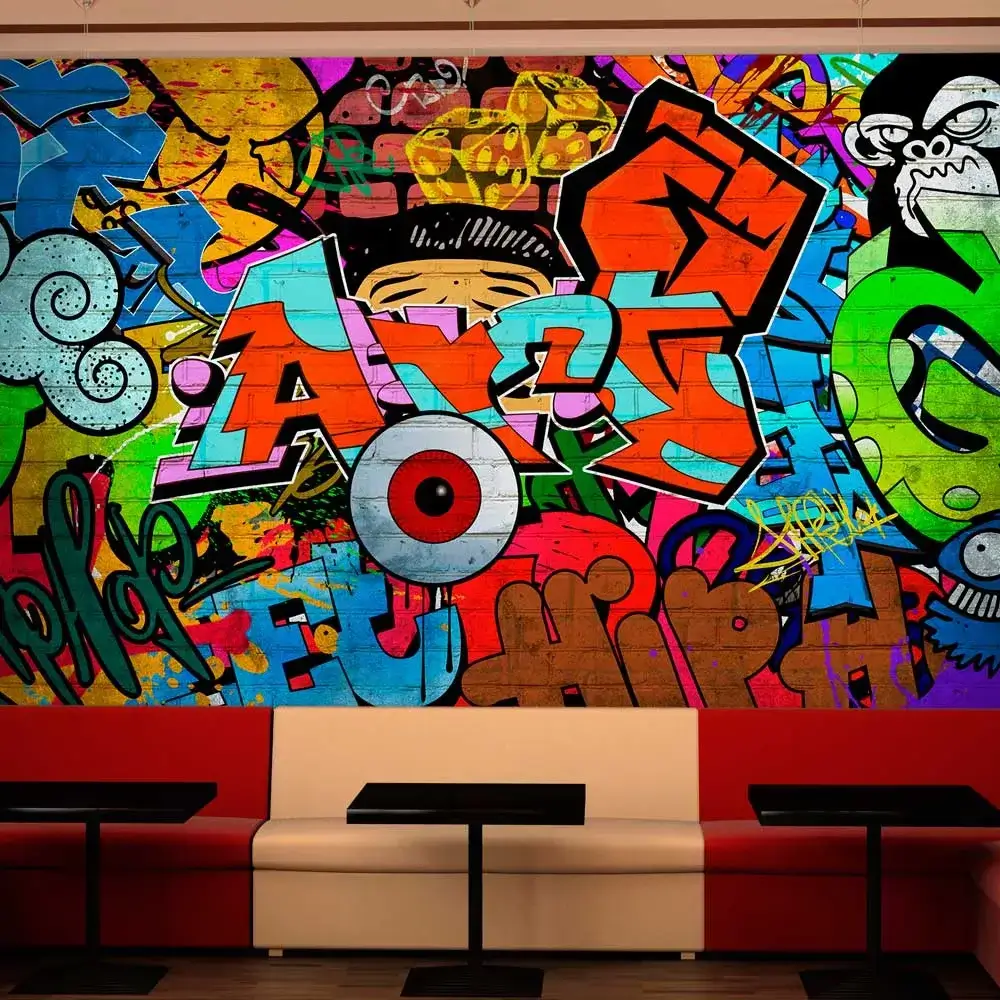 Behang 'Graffiti art'