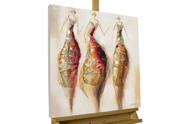 Handgeschilderd schilderij 'Belle of the Ball'