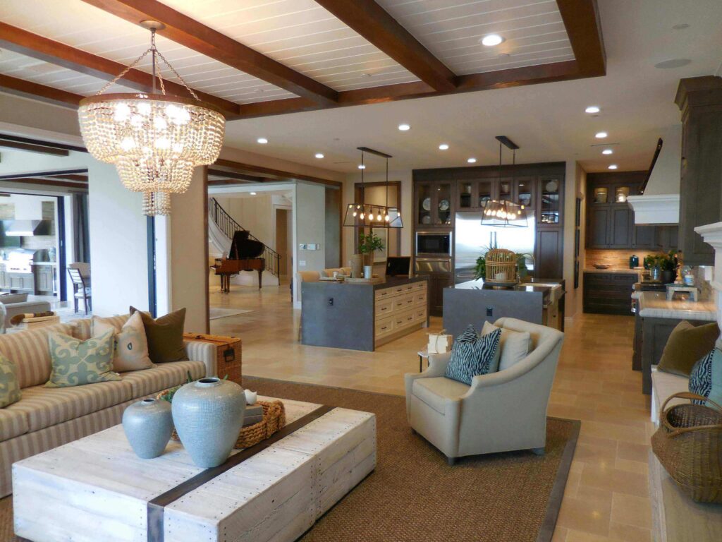 Chandelier as an accent for your living room