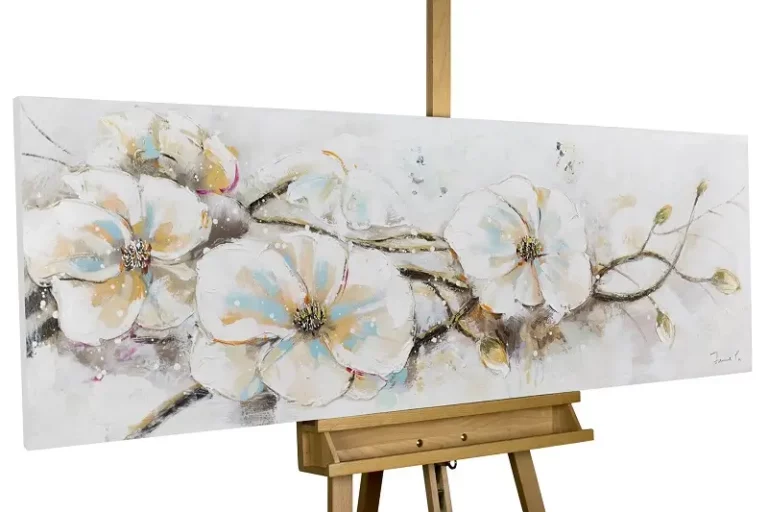 Handgeschilderd schilderij 'Floral Energy'