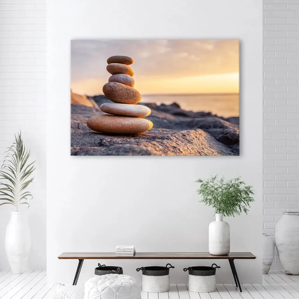 art-print-on-canvas-rock-stack