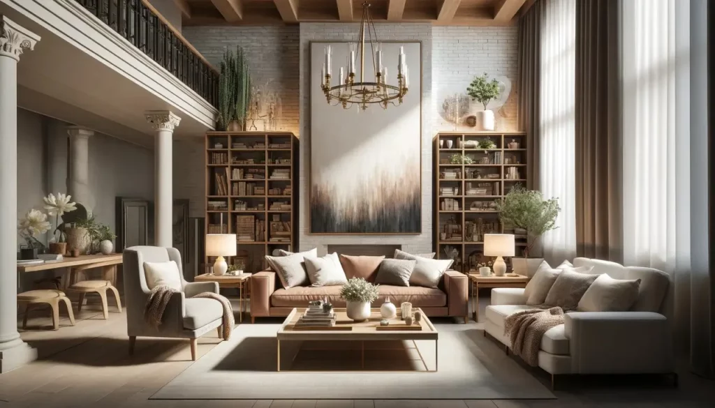 woonkamer met hoge plafonds feat img