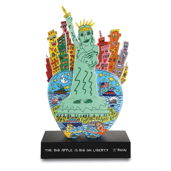 Porcelain figure 'Big Apple on Liberty'