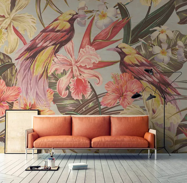Wallpaper 'Exotic Birds 1'