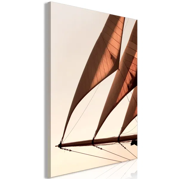 Art print on canvas 'Sea Wind Vertical'