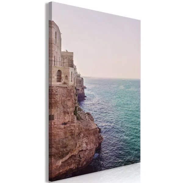 Art print on canvas 'Turquoise Coast Vertical'