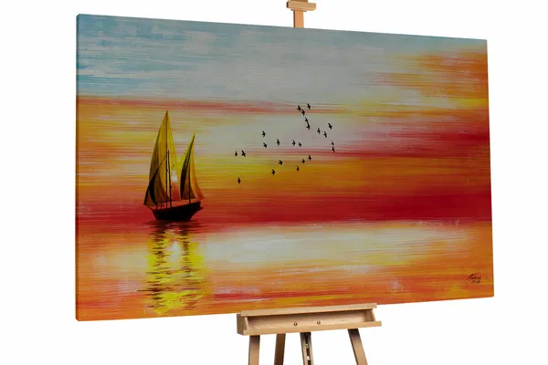 XXL Oil paintings 'Sailing Reverie'